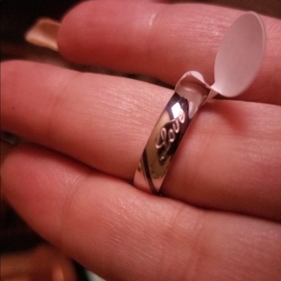 Sterling steel couples ring - Picture 2 of 2